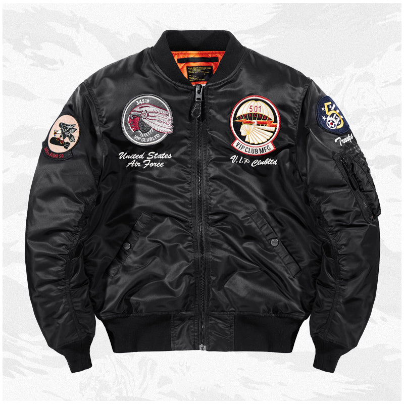 (American Indian chief)中綿 MA-1フライトジャケット – Karakubuy